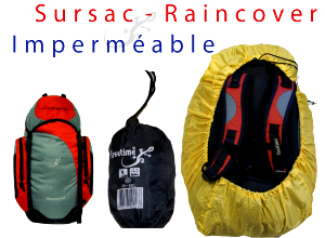 Sursac Impermable - sursac -housse sac  dos - Housse impermable pour sac  dos
