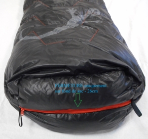 Nanopak 400D sac de couchage mini 420g été [11°|7°|-6°] duvet