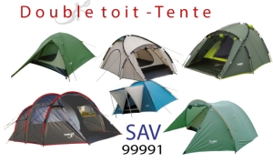 Double toit de tentes -SAV double toit tentes camping Freetime