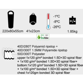 Micropak HCS sac de couchage hiver [-1°|-8°|-26°]
